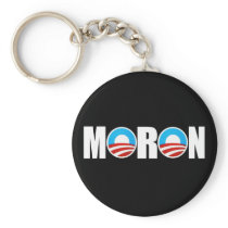 Moron Obama,anti Obama Keychain
