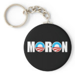 Moron Obama,anti Obama Keychain