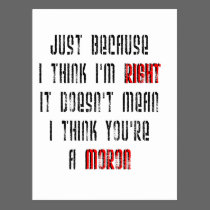 Moron postcards