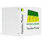 Morona-Santiago waving flag with Name 3 Ring Binder