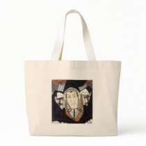 Moronao, Villian of Kabuki play Chusingura, Kumisa bags by japaneseartmall Moronao, Villian of Kabuki play Chusingura, Kumisa bags