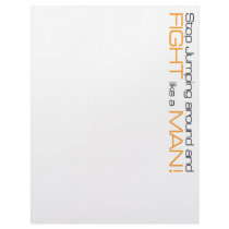 MORPG Stop Jumping Around and Fight Like a Man letterhead by mpbrownstein MORPG Stop Jumping Around and Fight Like a Man letterhead