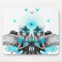 Morphic Angels mousemat white mousepads