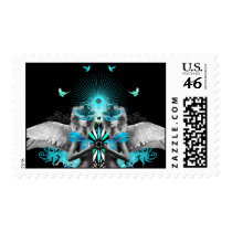 Morphic Angels post stamp stamps