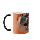 Morphing Mug  Abstract Orange