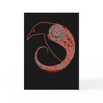 Morrigan Celtic Raven Card