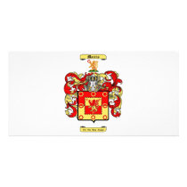 morris (english) personalized photo card