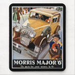 Morris Major 6 - Vintage British Auto Advert mousepads
