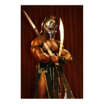 Morris Mendez as The Gladiator posters