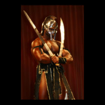 Morris Mendez as The Gladiator posters