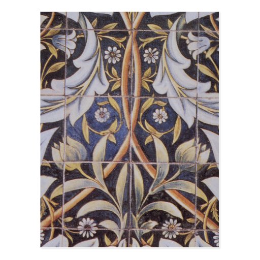 Morris tiles de Morgan Post Card