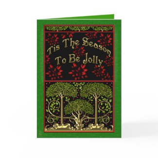 Morris-y (Christmas Card) card