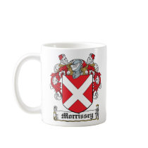 Morrissey Family Crest mugs by coatsofarms Morrissey Family Crest mugs