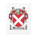Morrissey Family Crest postcards by coatsofarms Morrissey Family Crest postcards