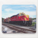 Morristown and Erie Railroad Engine # 22 mousepads