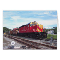 Morristown and Erie Railroad Engine # 22 Note cards
