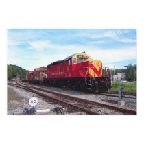 Morristown and Erie Railroad Engine # 22 posters