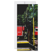 Morristown & Erie Caboose Rack Card
