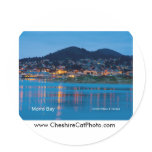 Morro Bay After Dark California Products Round Sticker