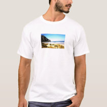 Morro Bay, CA (watercolor) t-shirts