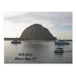Morro Rock at Morro Bay, CA Post Cards