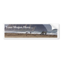 Morro Rock Beaches Surfers bumper stickers by lifesphere Morro Rock Beaches Surfers bumper stickers