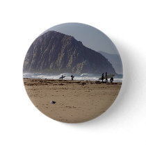 Morro Rock Beaches Surfers Pinback Buttons