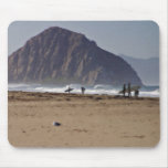Morro Rock Big Sur California Painted Mouse Pads