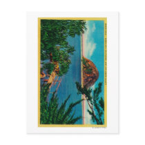 Morro Rock in San Luis Obispo County Post Card