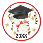 Mortar and Diploma Graduation 2012 - Customize Sticker