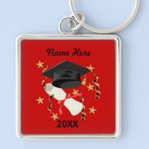 Mortar and Diploma Graduation 2013 - Customize keychains
