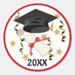 Mortar and Diploma Graduation 2013 - Customize Sticker