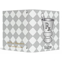 Mortar and Pestle 3 Ring Binder