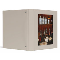 Mortar and Pestle in Drug Store Vinyl Binders