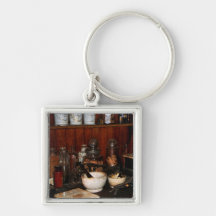 Mortar and Pestle in Drug Store Keychain