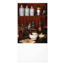 Mortar and Pestle in Drug Store Photo Card