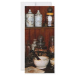 Mortar and Pestle in Drug Store Rack Card Design