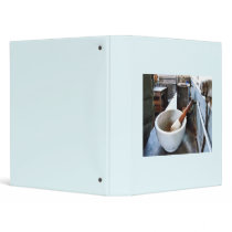 Mortar and Pestle in Lab Vinyl Binder