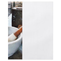 Mortar and Pestle in Lab Flyer