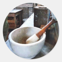 Mortar and Pestle in Lab Stickers