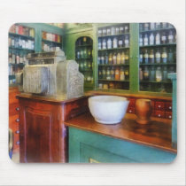 Mortar and Pestle in Pharmacy mousepads