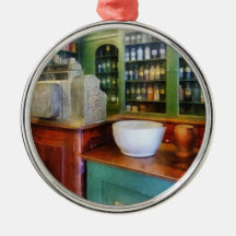 Mortar and Pestle in Pharmacy Ornaments