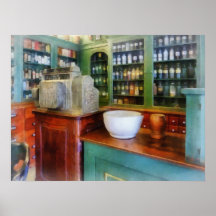 Mortar and Pestle in Pharmacy Posters