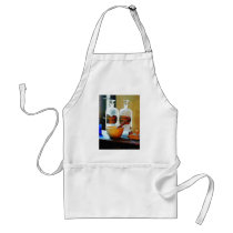 Mortar and Pestle With Bottles Aprons