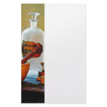 Mortar and Pestle With Bottles Personalized Stationery