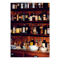 Mortar and Pestles and Medicine Bottles Greeting Card