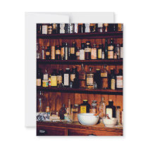 Mortar and Pestles and Medicine Bottles invitations