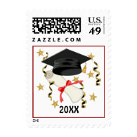 Mortar & Diploma - Customize Stamp