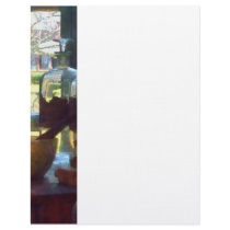 Mortar, Pestle and Bottles by Window letterhead