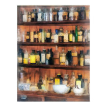 Mortar, Pestles and Medicine Bottles posters
